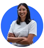 woman smiling with crossed arms